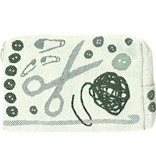 Pochette 18cm Kit de couture Vert