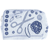 Pouch 18cm Sewing kit Blue