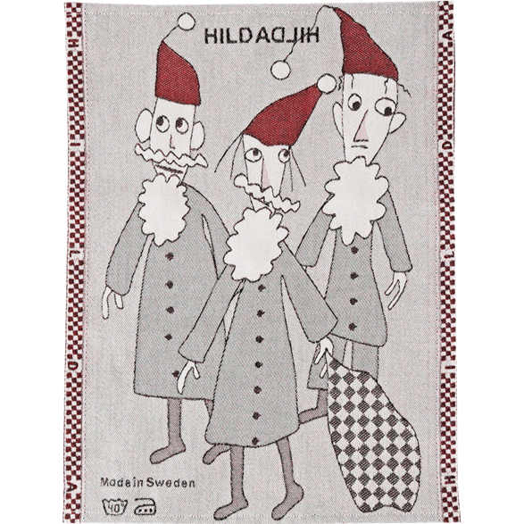 Handduk Jul Tomtar