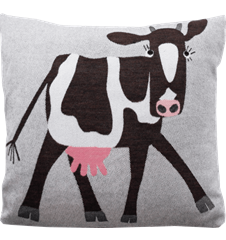 Cushion cover 45x45cm Cow