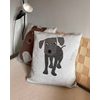 Kuddfodral 45x45cm mjuk Hund