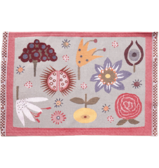 Tablett Blommor