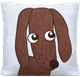 Kuddfodral 30x30cm Hund Blå brun
