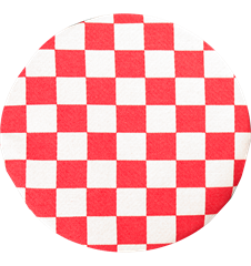 Coussin de siège Carreaux Rouges