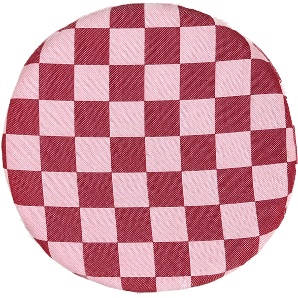 Coussin de siège Carreaux Rouge Rose