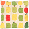 Kuddfodral 45x45cm mjuk Äpple röd