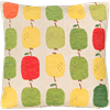 Kuddfodral 45x45cm mjuk Äpple röd