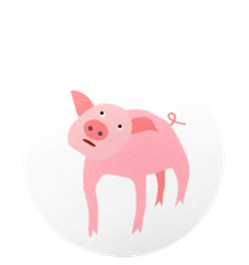 Untersetzer Schwein