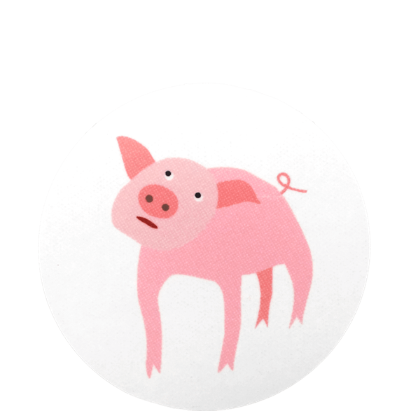 Untersetzer Schwein