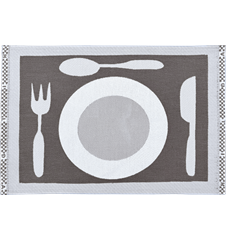 Set de Table Assiette Marron