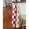 Kitchen towel Checkered Red White