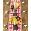 Chemin de table 35x150cm Oeufs Rose Rouge