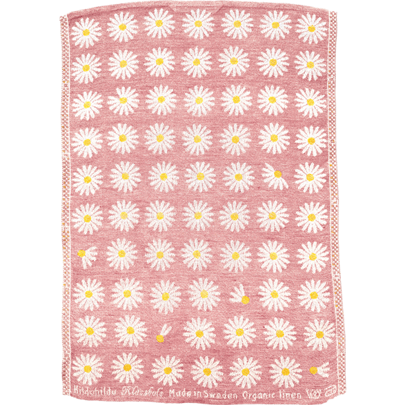 Kitchen towel Daisy Pink
