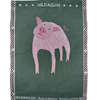 Towel Pig Green