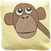 Cushion cover 30x30cm Monkey Yellow