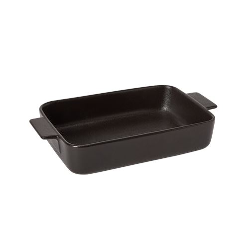 Satake Ugnsform svartglacerad porslin, 37 cm