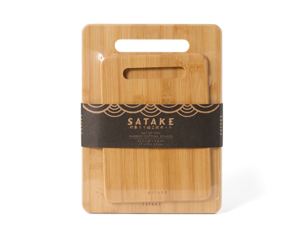 Satake Skärbräda Bambu 2p