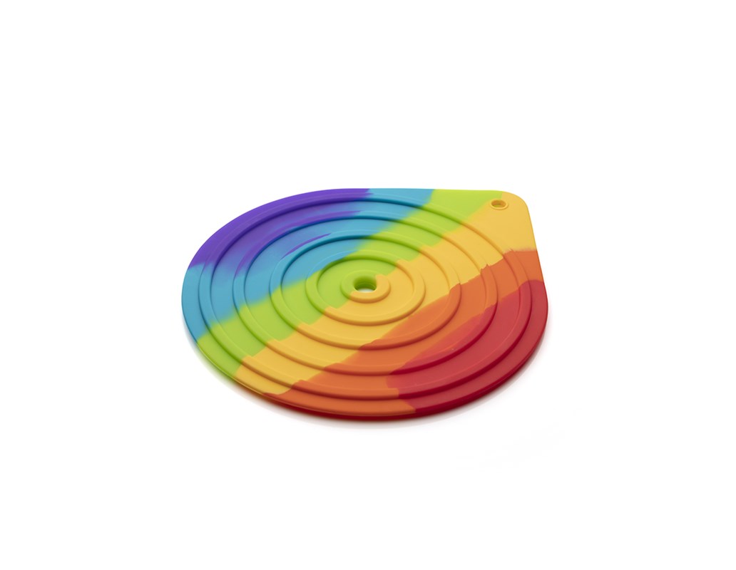 Taylor's Grytunderlägg Silikon Rainbow, 19,5 cm