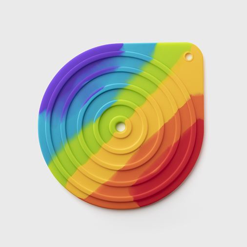 Taylor's Grytunderlägg Silikon Rainbow, 19,5 cm
