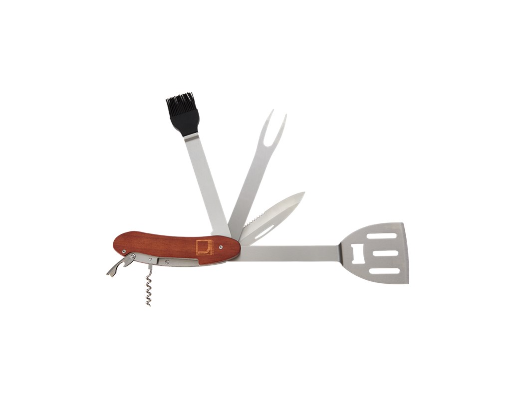 Logic Homes BBQ multi verktyg 6 funktioner. Presentask