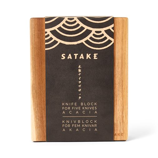 Satake knivblock Akacia