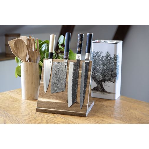Satake Magnetiskt Knivställ i Akacia 19x25x24cm