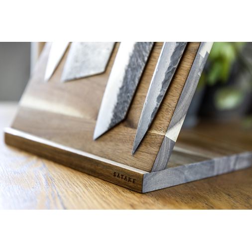 Satake Magnetiskt Knivställ i Akacia 19x25x24cm