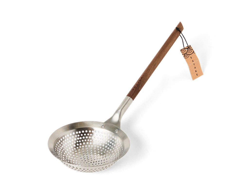 Satake hålslev Valnöt & Stainless steel