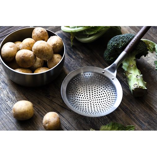 Satake hålslev Valnöt & Stainless steel