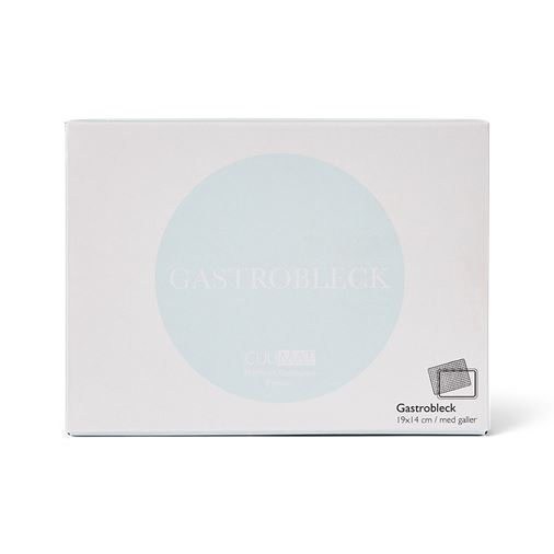 Culimat Gastrobleck med galler 18x14x2.5cm