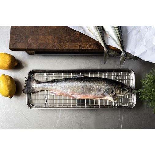 Culimat Gastrobleck med galler 38x14x2.5cm