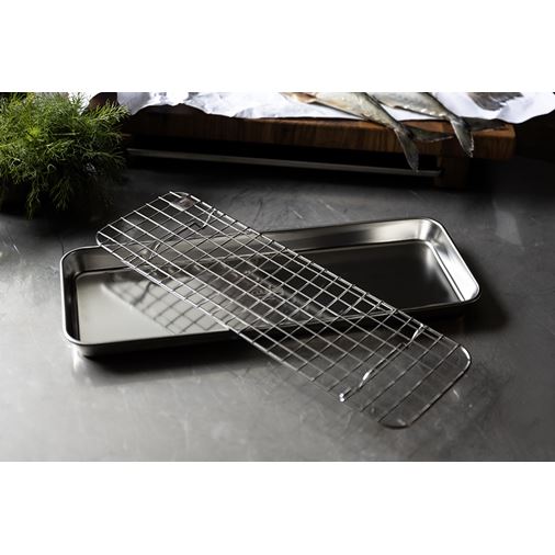 Culimat Gastrobleck med galler 38x14x2.5cm