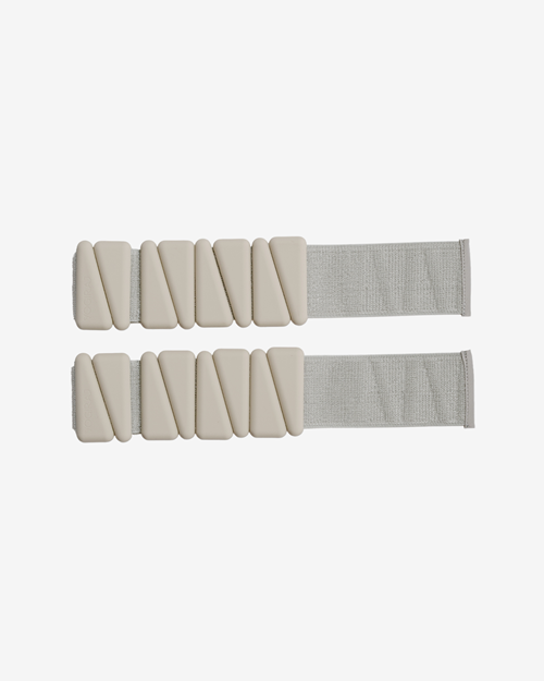 Ankle-/wrist weights kit, 0,45 kg, Natural - Yogiraj