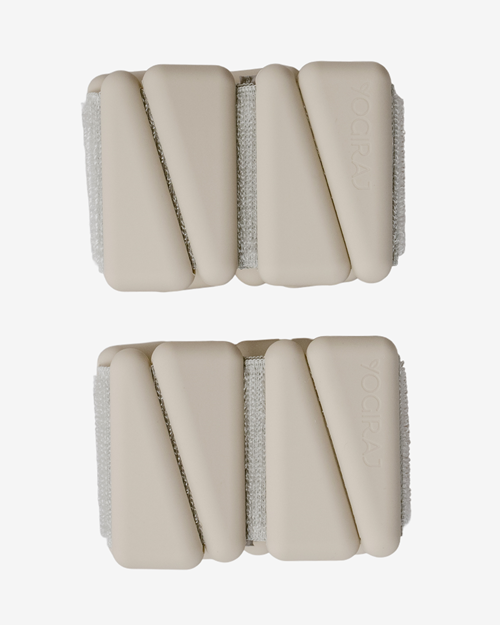 Ankle-/wrist weights kit, 0,45 kg, Natural - Yogiraj