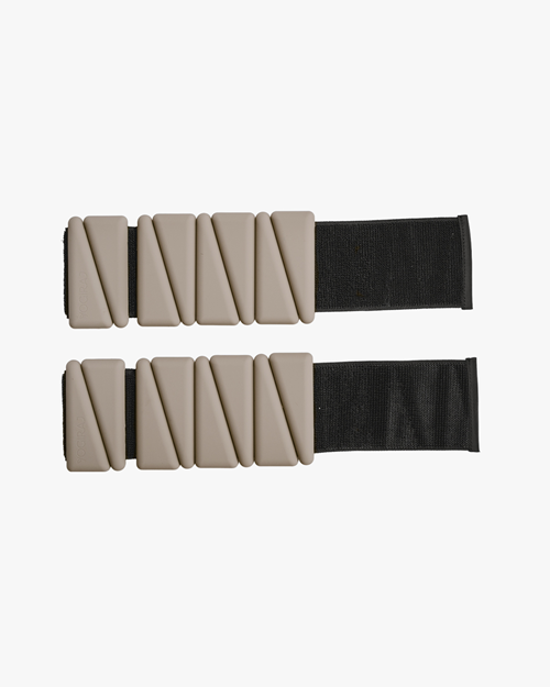 Ankle-/wrist weights kit, 0,9 kg, Hazel taupe - Yogiraj