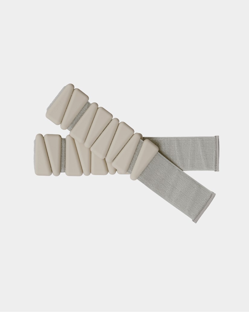 Ankle-/wrist weights kit, 0,45 kg, Natural - Yogiraj