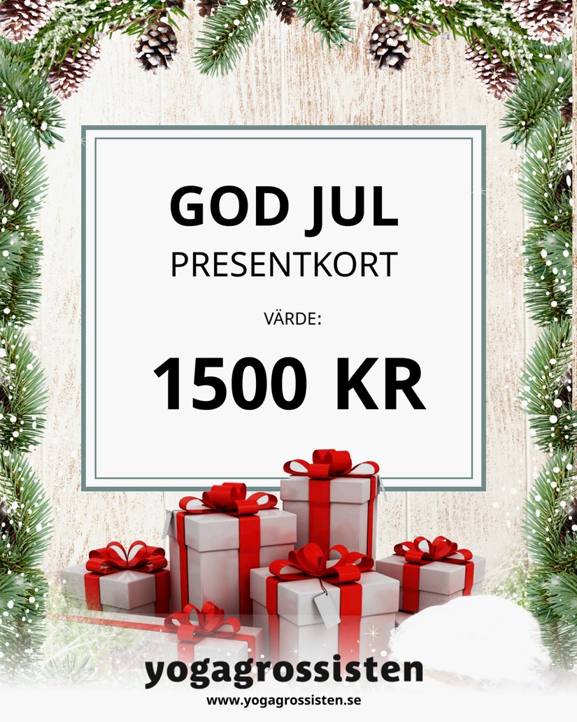 Presentkort Yogagrossisten 1 500 kr