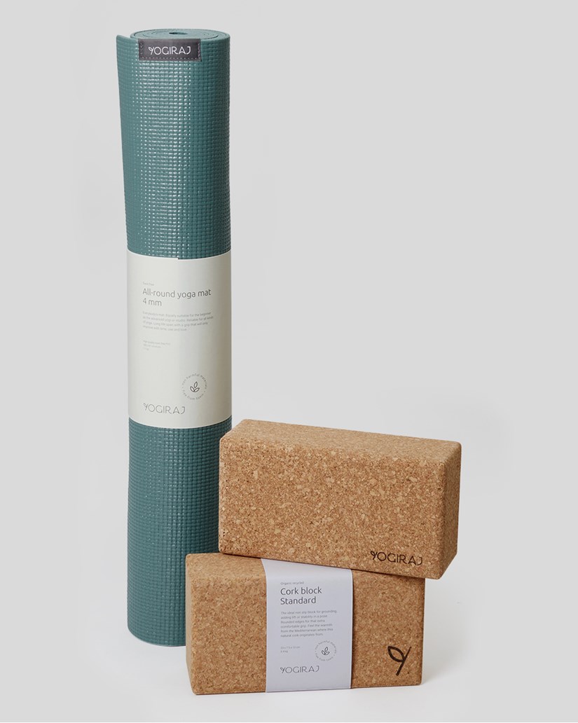 Yoga kit Start kit 4 mm Moss Green - Yogiraj
