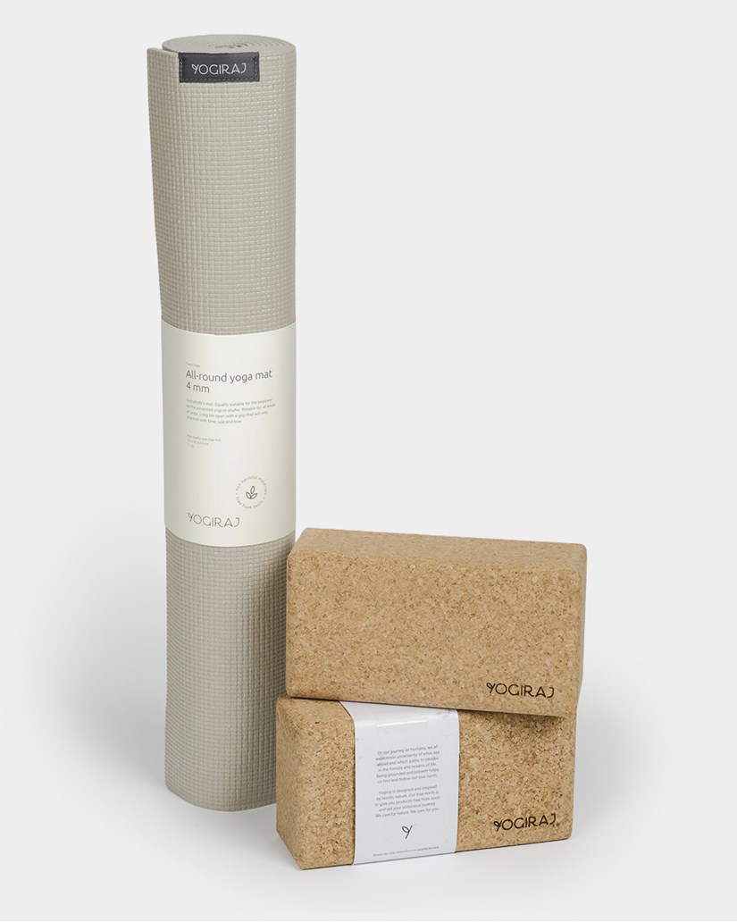 Yoga kit Start kit 4 mm Natural - Yogiraj