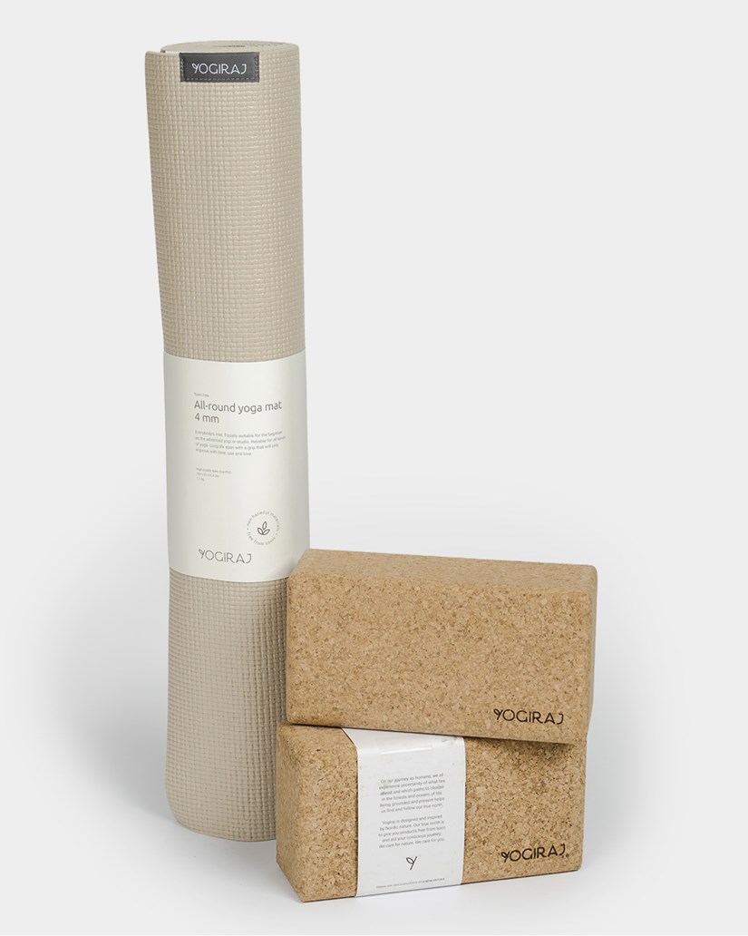 Yoga kit Start kit 4 mm Hazel taupe - Yogiraj
