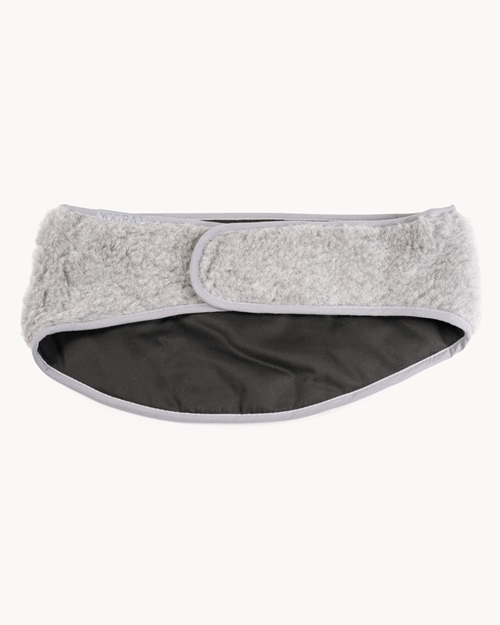 Kidney warmer wool, Silver grey - Yogiraj