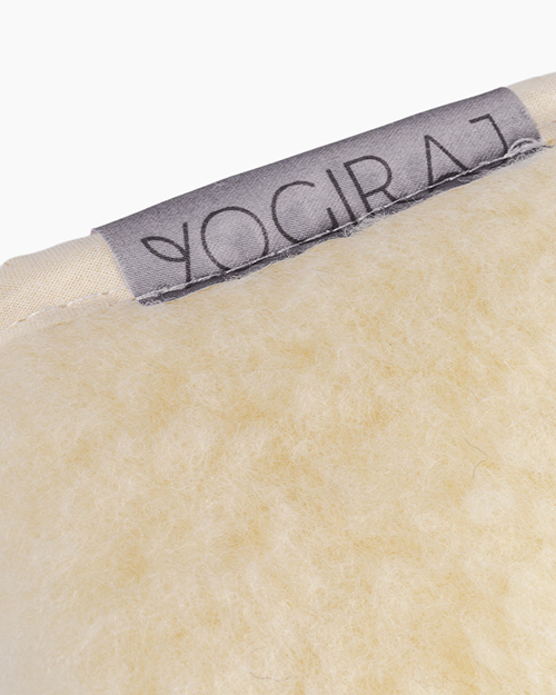 Kidney warmer wool, Natural - Yogiraj