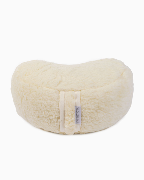 Meditationskudde Crescent cushion wool, Natural - Yogiraj