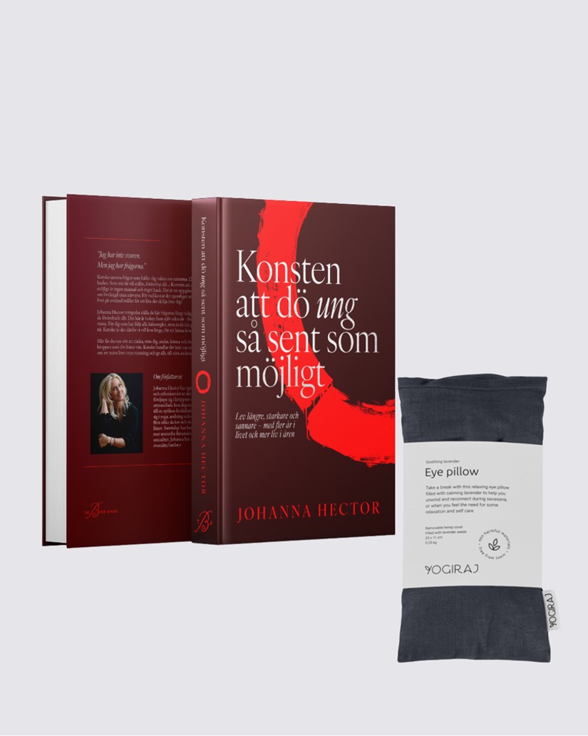 Read & restore kit  Johanna Hector bok x Yogiraj Eye pillow