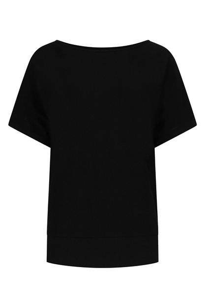 Yogatopp Budhi Short Sleeve Top, Onyx Black - Urban Goddess