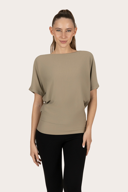 Yogatopp Budhi Short Sleeve Top, Fern - Urban Goddess