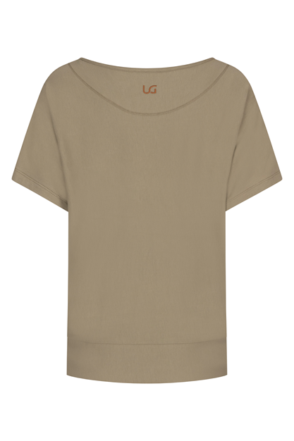 Yogatopp Budhi Short Sleeve Top, Fern - Urban Goddess