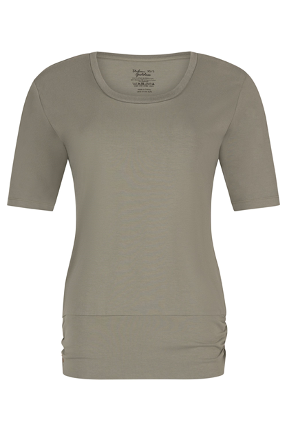 Yogatopp Kami Tee, Smokey Quartz - Urban Goddess