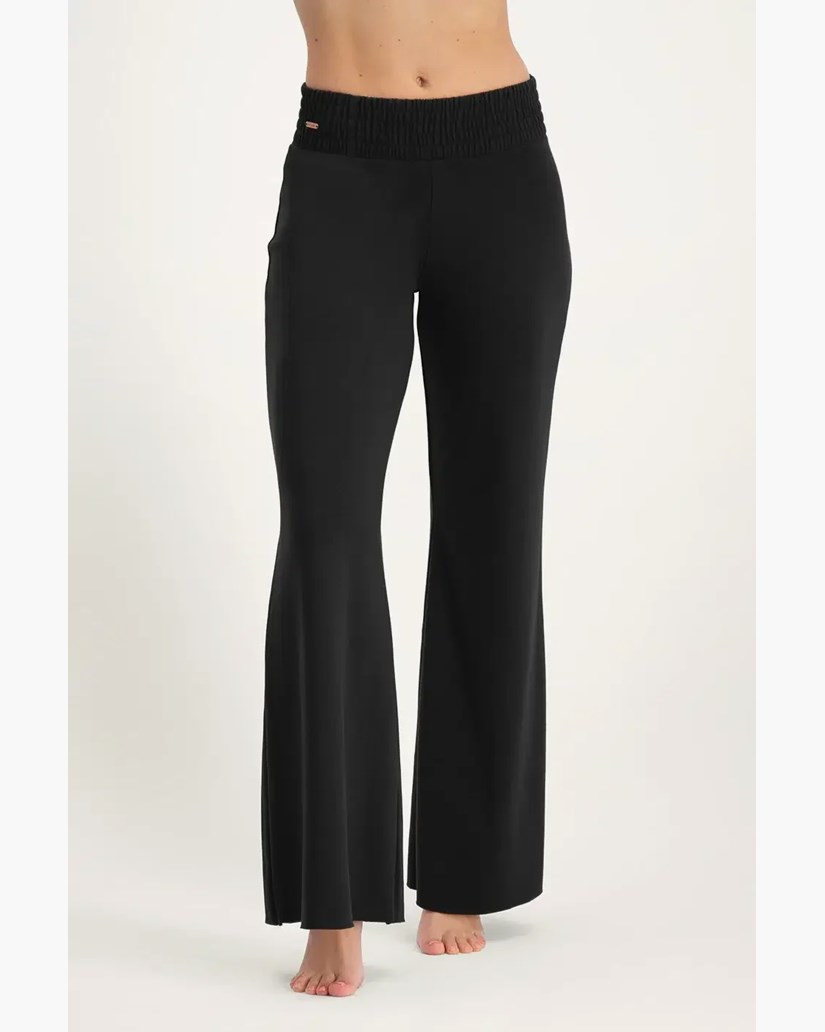 Yogabyxor Flow Summer Pants, Onyx Black - Urban Goddess