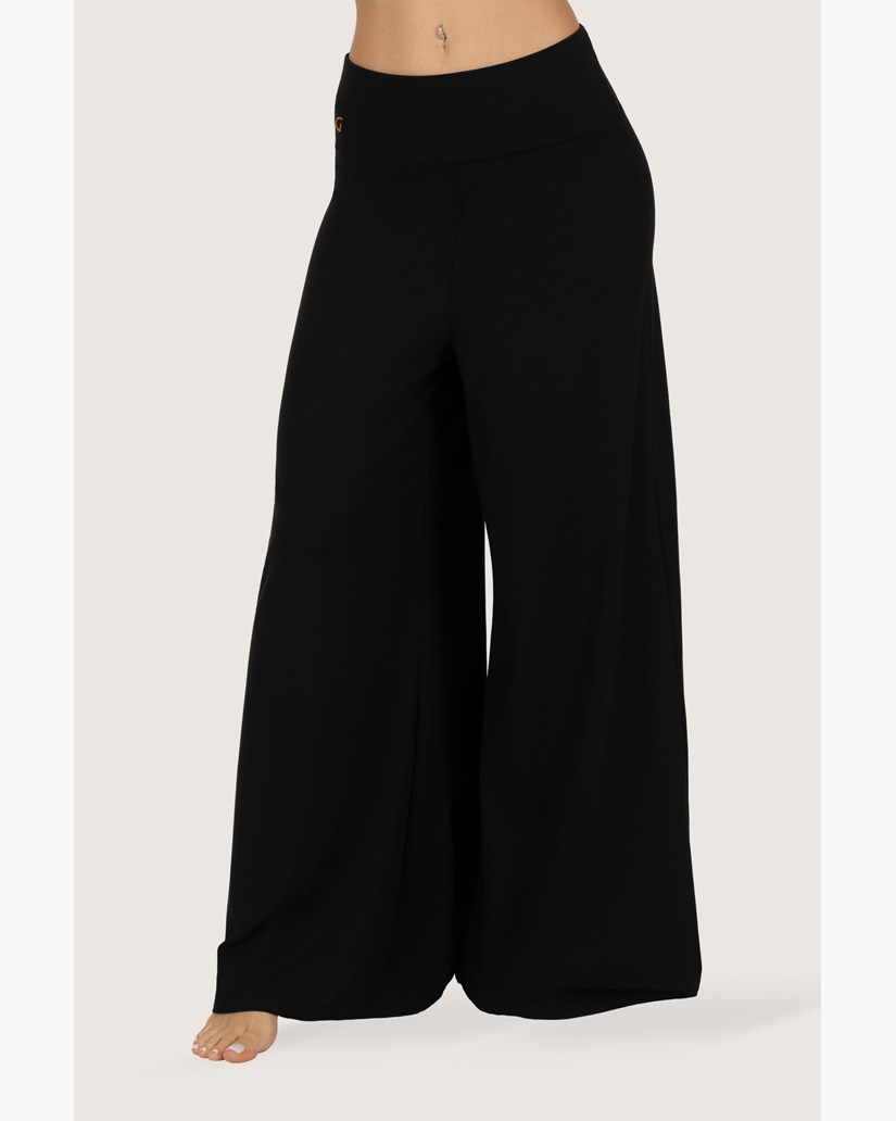 Yogabyxor Nyx Wide Pants, Onyx Black - Urban Goddess